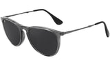 Foldies Polarized Milanos | Clear Dark Gray / Black