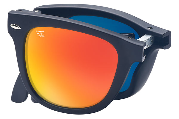 Foldies Matte Black with Polarized Black Lens Folding Classics | Matte Black / Black