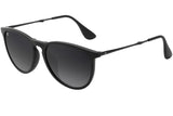 Foldies Folding Polarized Milanos | Matte Black / Gradient Gray