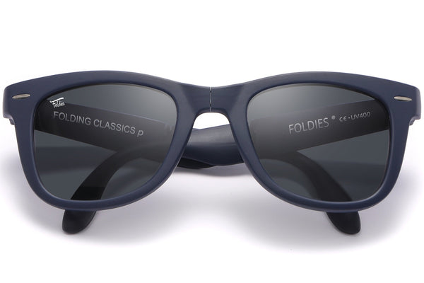 Foldies Navy with Polarized Black Lens Folding Classics | Matte Navy / Black