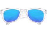 Foldies Clear with Polarized Blue Mirror Lens Folding Classics | Clear / Blue Mirror