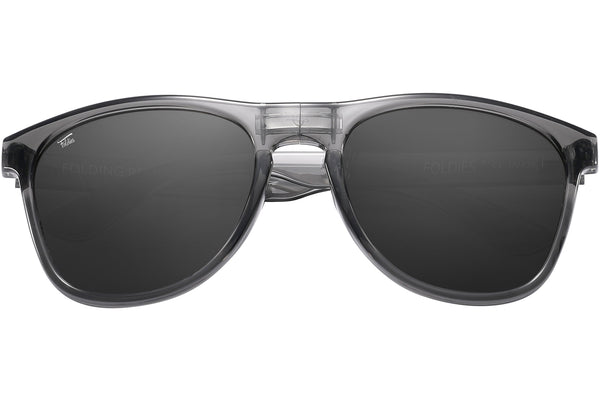 Foldies Smoke Gray Remix with Polarized Lens | Clear Gray x Black