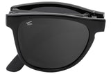 Foldies Gloss Black Remix with Polarized Lens | Gloss Black x Black