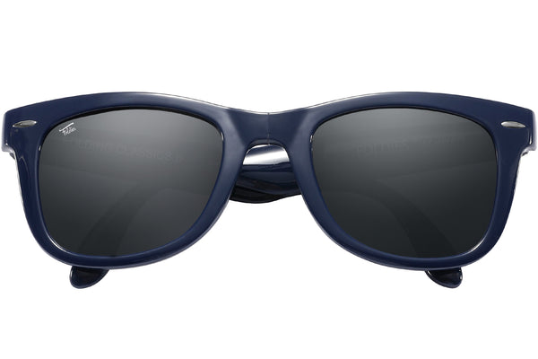 Foldies Navy with Polarized Black Lens Folding Classics | Gloss Navy / Black