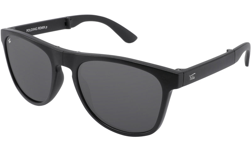 Foldies Matte Black Remix with Polarized Lens | Matte Black x Black