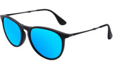 Foldies Folding Milanos | Matte Black / Mirror Blue