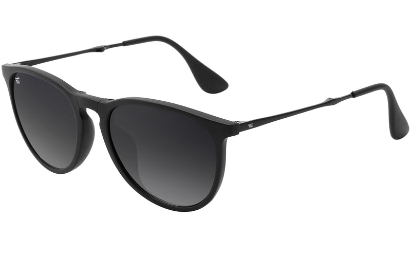 Foldies Folding Polarized Milanos | Matte Black / Gradient Gray