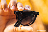 Foldies Smoke Gray Remix with Polarized Lens | Clear Gray x Black