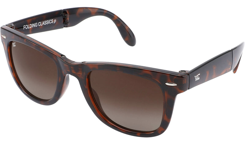 Foldies Tortoise Shell with Gradient Brown Lens Folding Classics | Tortoise Shell / Gradient Brown
